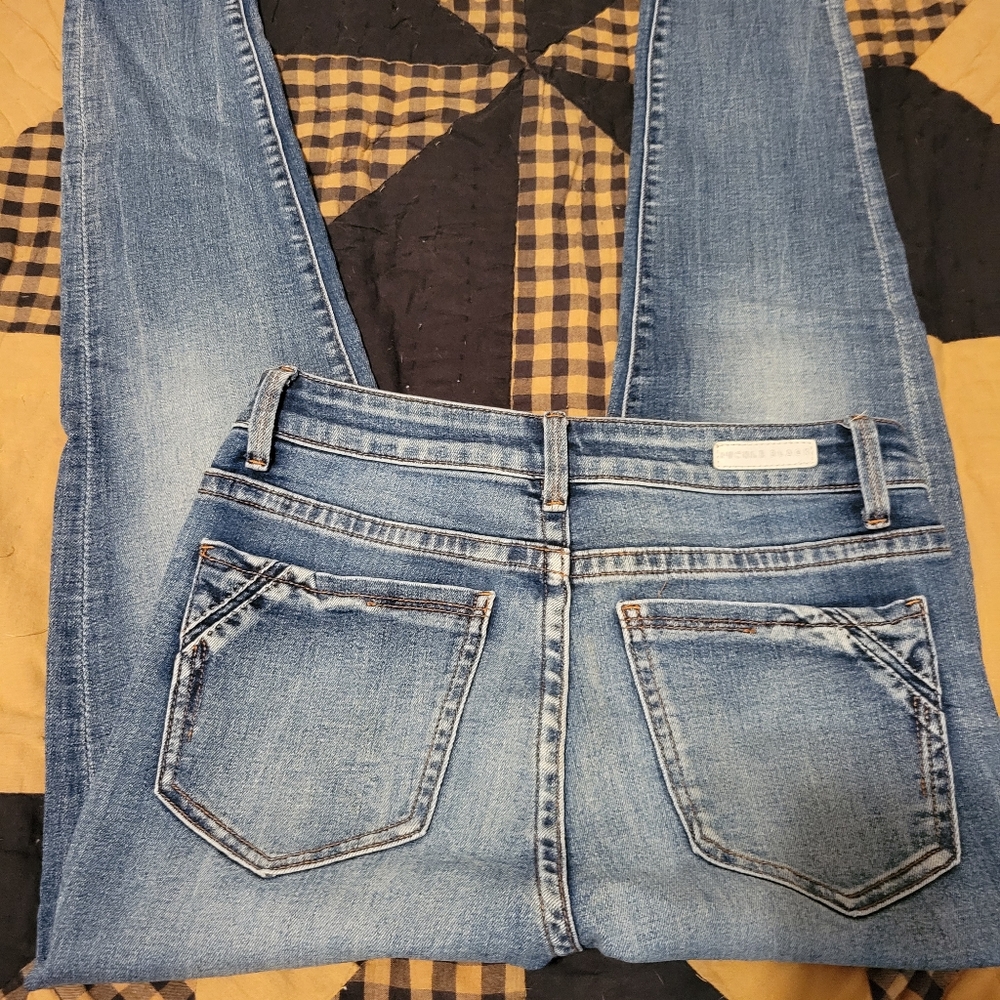 Womens Buckle Black Jeans